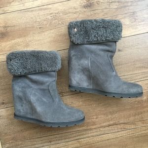 Women's UGG Australia Kyra Suede Shearling Boots
